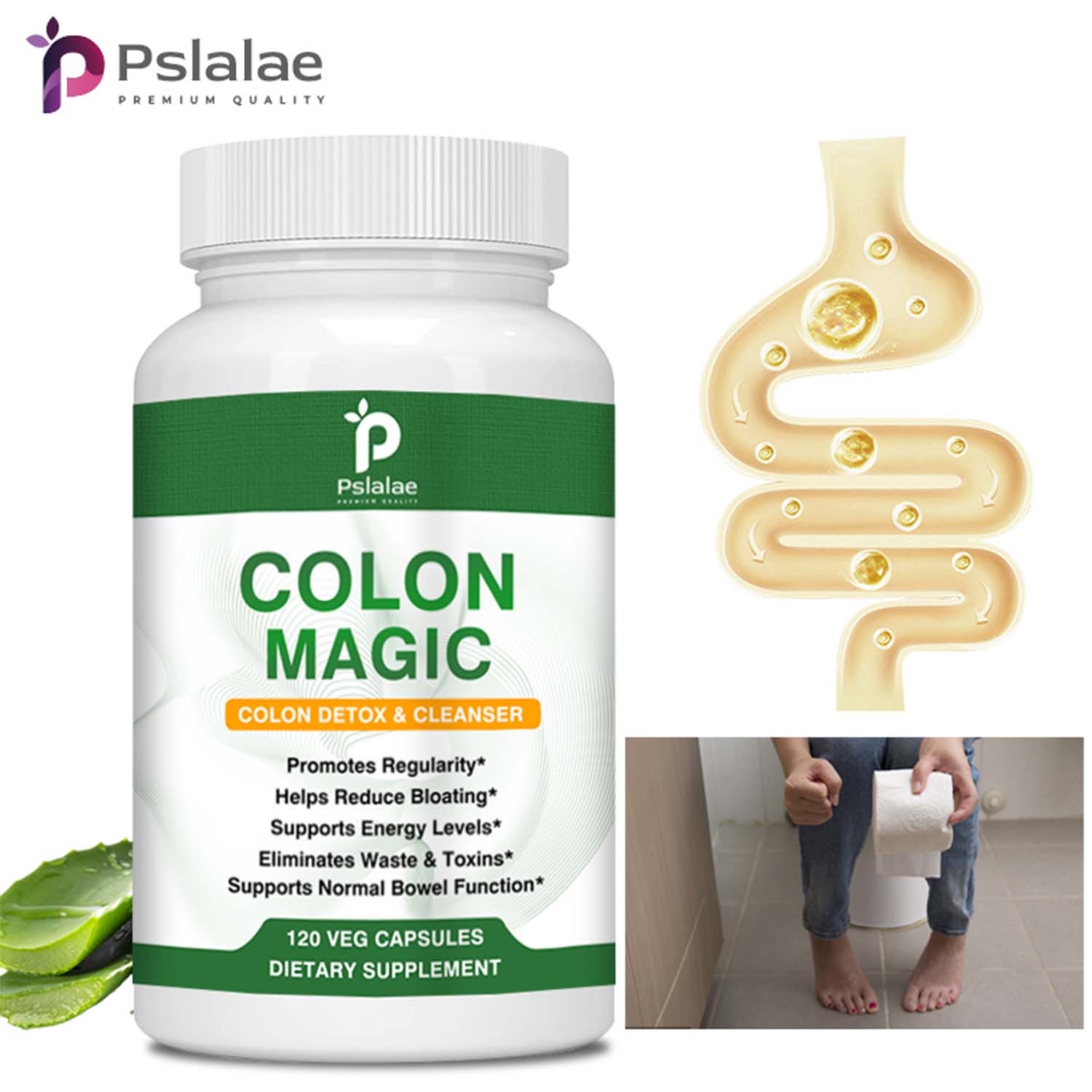Colon Magic 1005mg – Intestinal Cleanser, Weight Loss, Detox, Promote Digestion