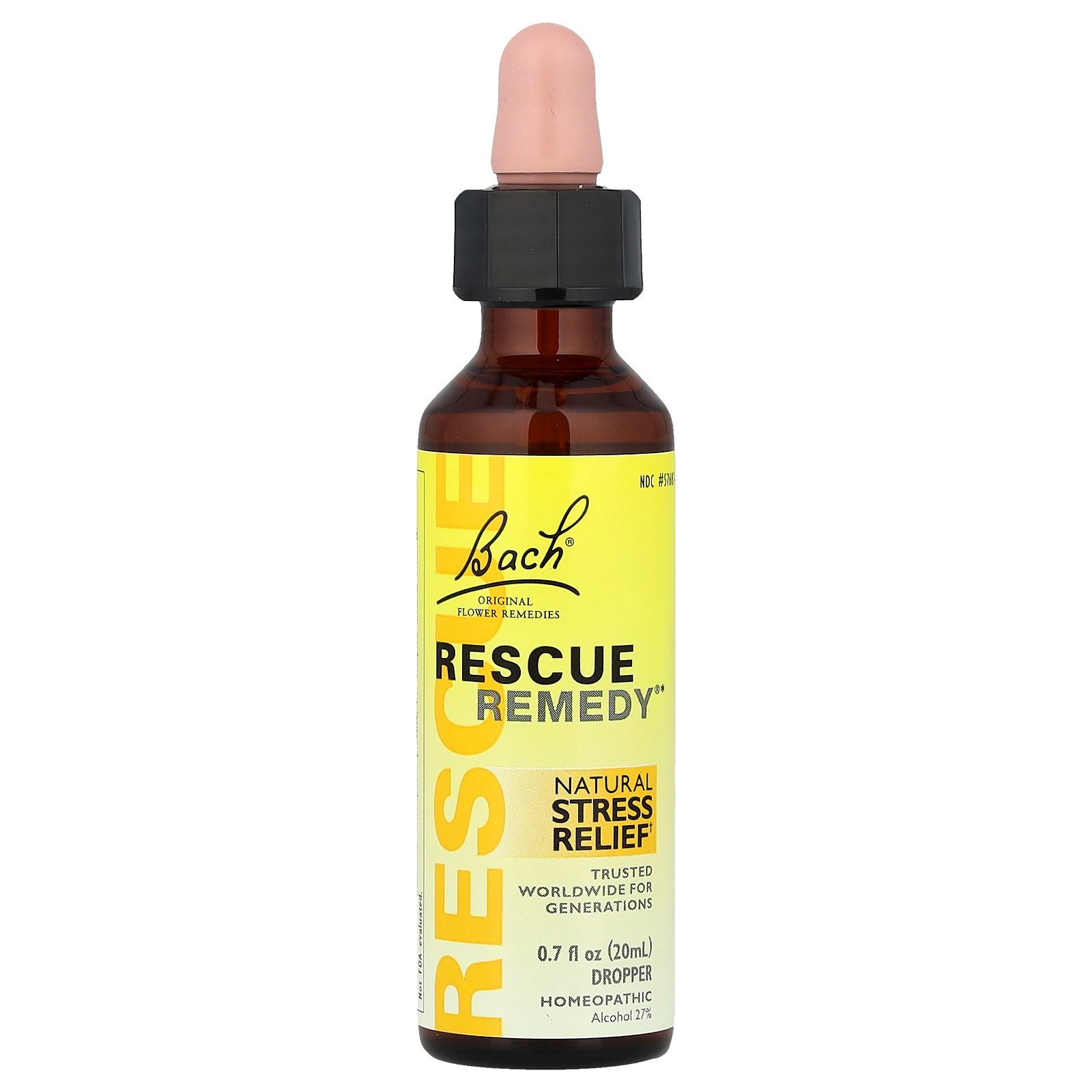 Original Flower Remedies, Rescue Remedy®, Natural Stress Relief, 0.7 fl oz (20