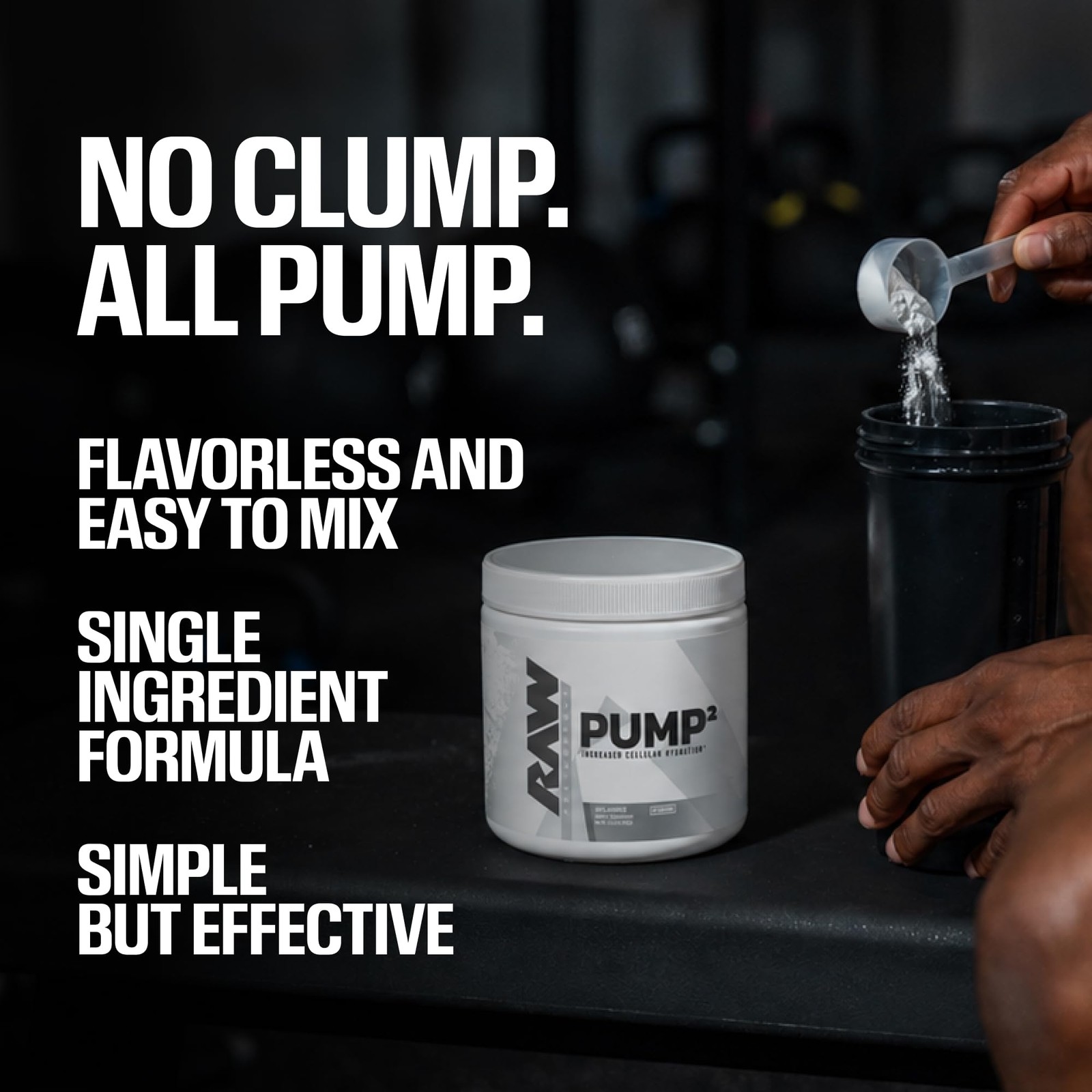 RAW Pump2 Pre Workout | Glycerol Pump 5.3 Ounce (Pack of 1), No Color