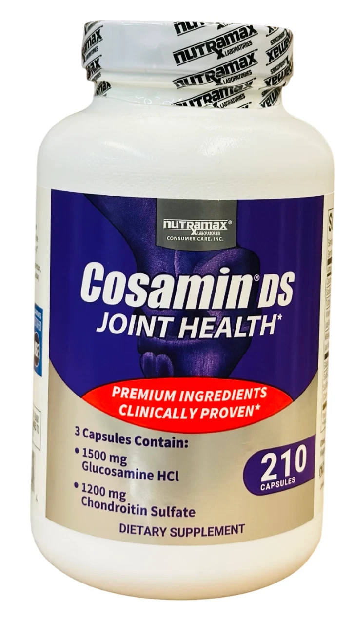 Cosamin DS Joint with Glucosamine & Chondroitin for Joint Health, 210 Capsules