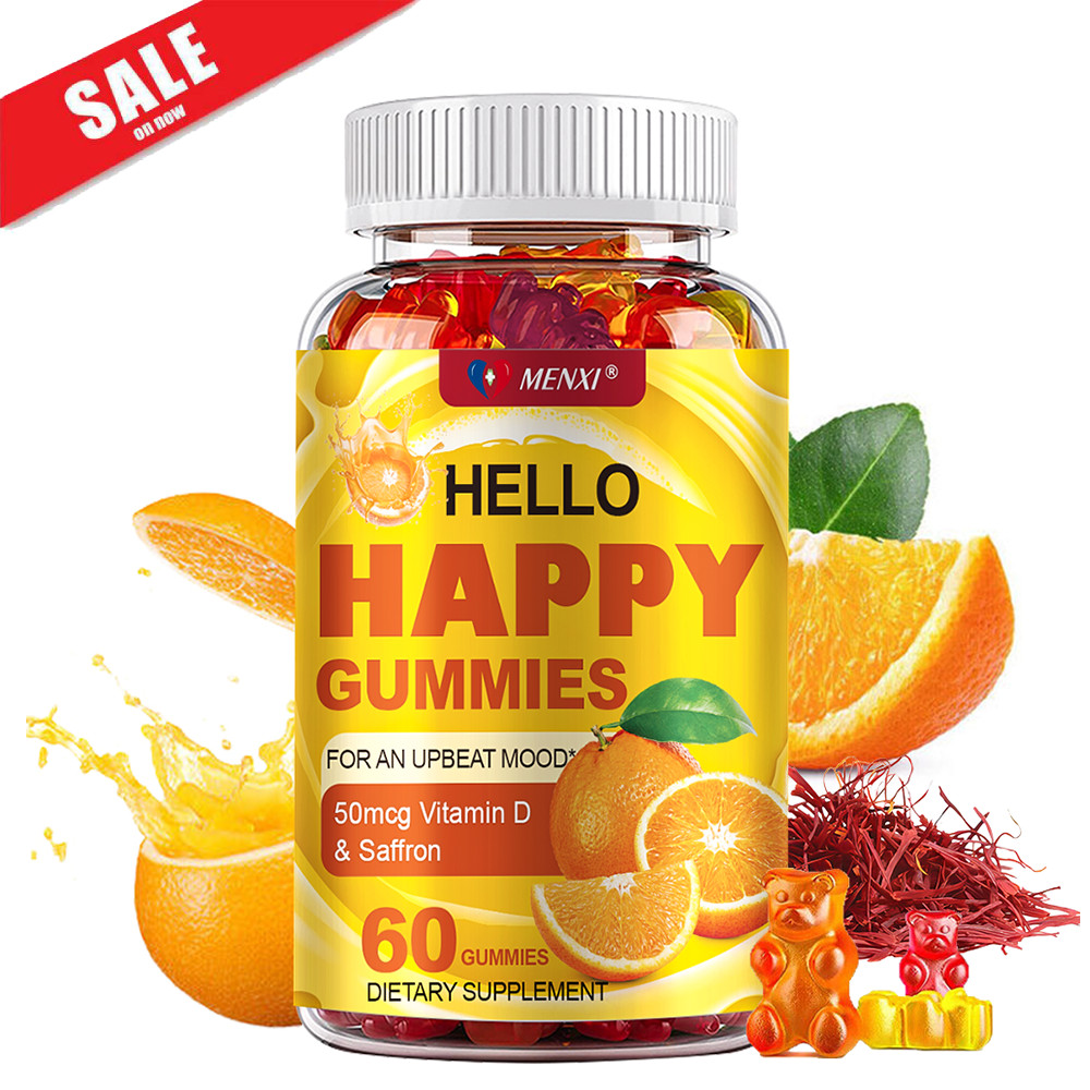 Bear Gummies – Optimistic Mood, Reduce Fatigue – with Vitamin D & Saffron