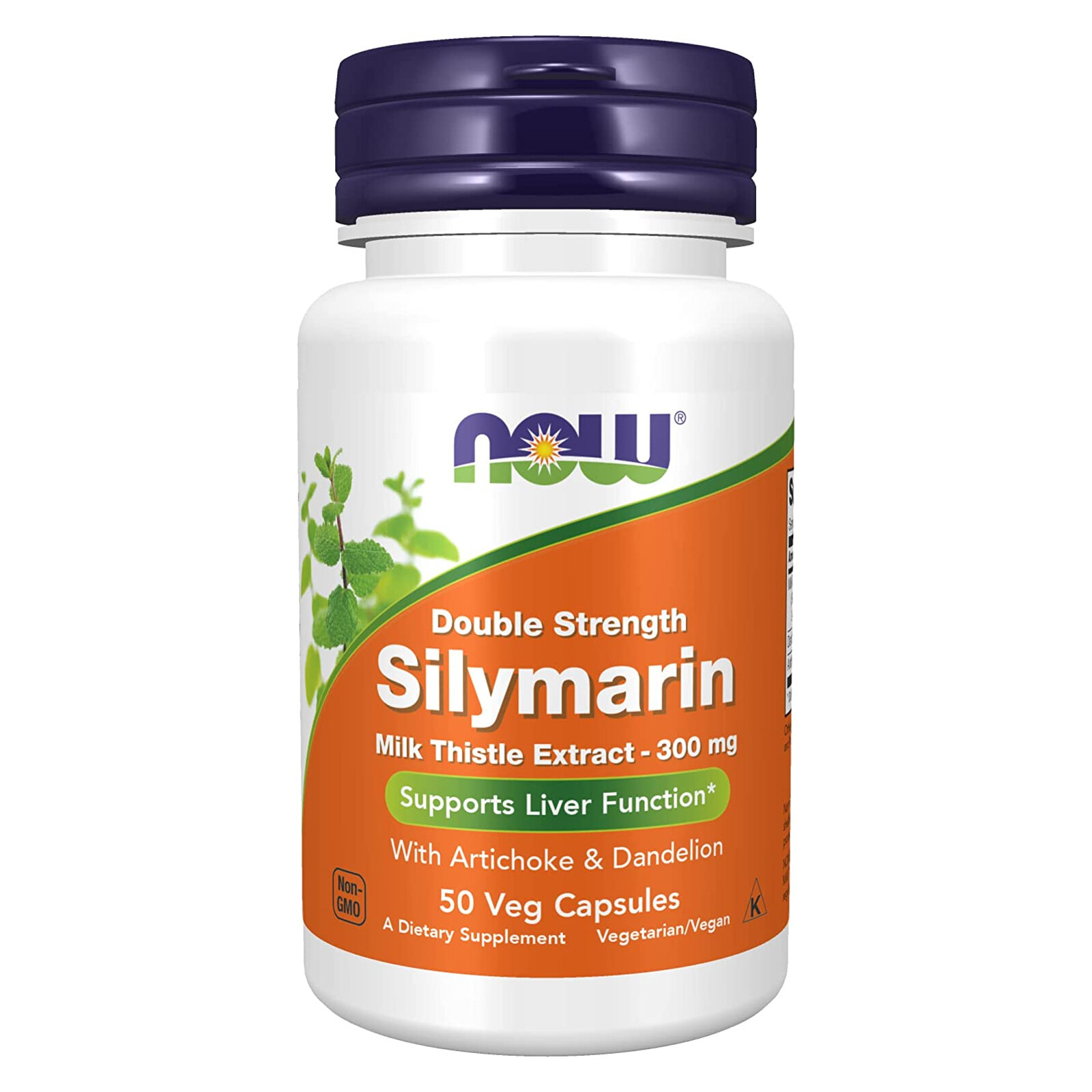 NOW FOODS Silymarin, Double Strength 300 mg – 50 Veg Capsules