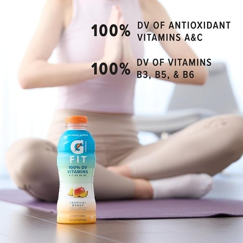 Gatorade Fit Electrolyte Beverage Healthy Real Hydration Citrus Berry 16.9 oz
