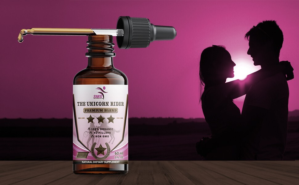 Unicorn Rider Energy Support Booster Drops Tincture For Women 3 Bottles 6 oz