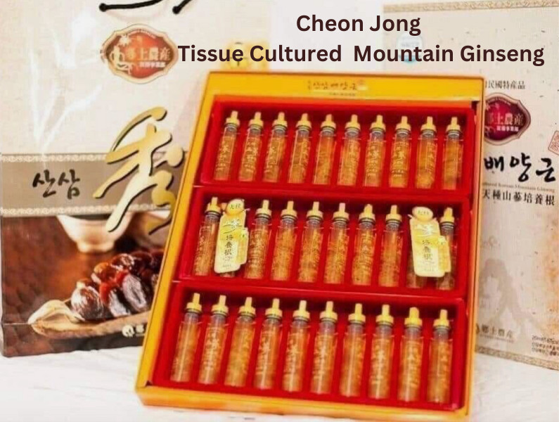 Korea Wild Mountain Ginseng-Cultivated Roots Essence Drink 30 Bottles