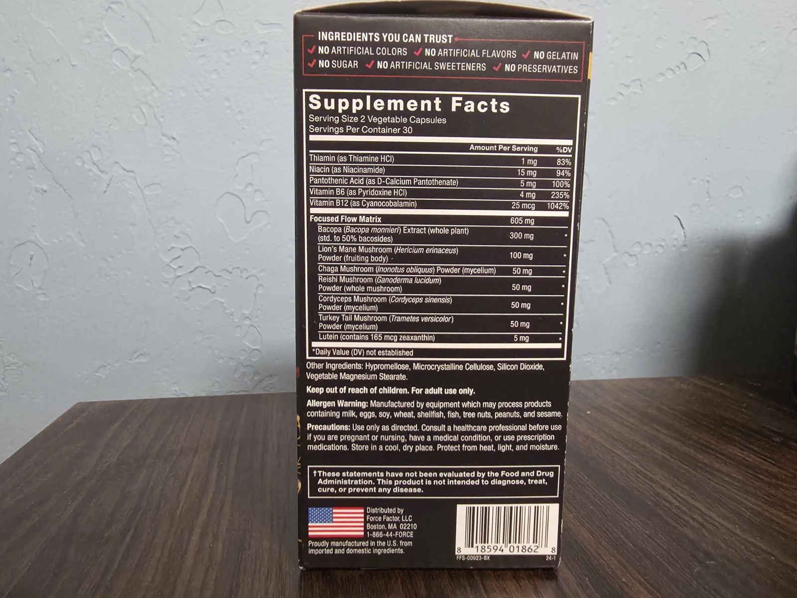 Force Factor Forebrain Focus Brain Booster – Increase Productivity Exp 3/2028