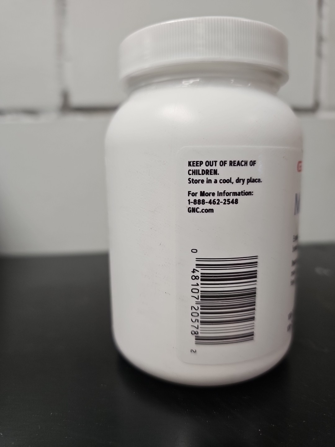 GNC Magnesium 500mg, 120 Capsules, EX.01/28