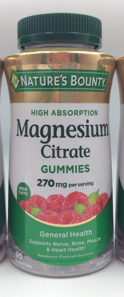 Nature’s Bounty Magnesium Citrate Gummies 90 Count, 04/2026 🎈FREE SHIPPING🎈