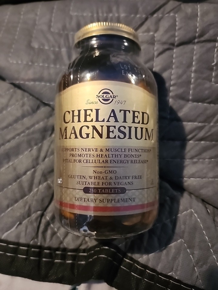 Solgar Chelated Magnesium 250 Tablets New In Box, Safety Sealed PRICE DROP