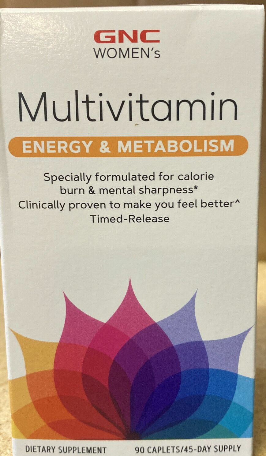 GNC Women’s Multivitamin Energy & Metabolism 90 Caplets Time-Release