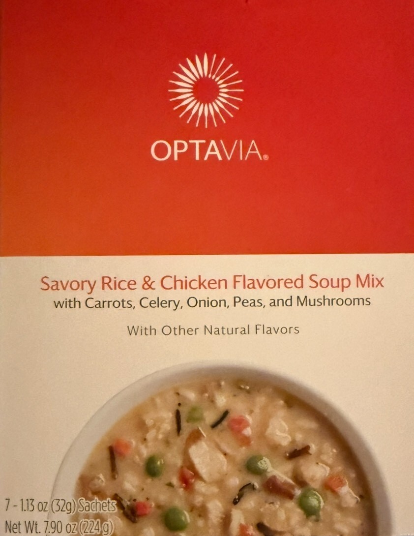 Rice & Chicken Soup Optavia 7 Packet 2/27 NIB *BESTPRICEONEBAY* FREE SHIP