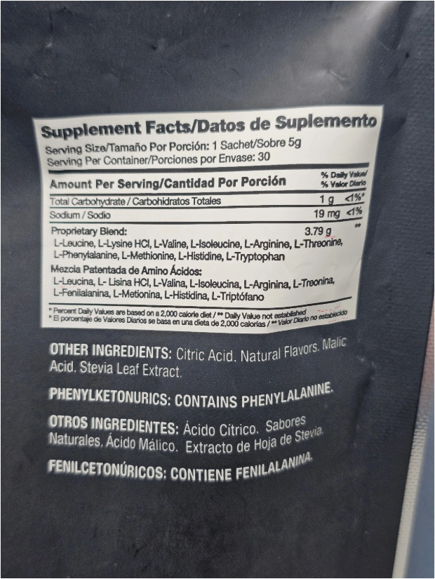 Sisel SiselRIPT RIPT Post Workout Lemon Berry 30 Sachets – New! Exp 2028