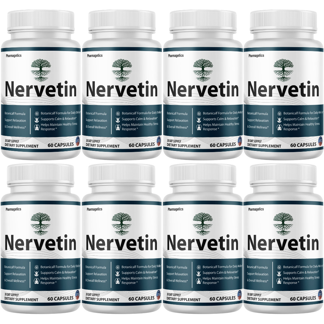 Nervetin Neuropathy Supplements, Nerve tin Advanced Nerve (8 Bottles) Official