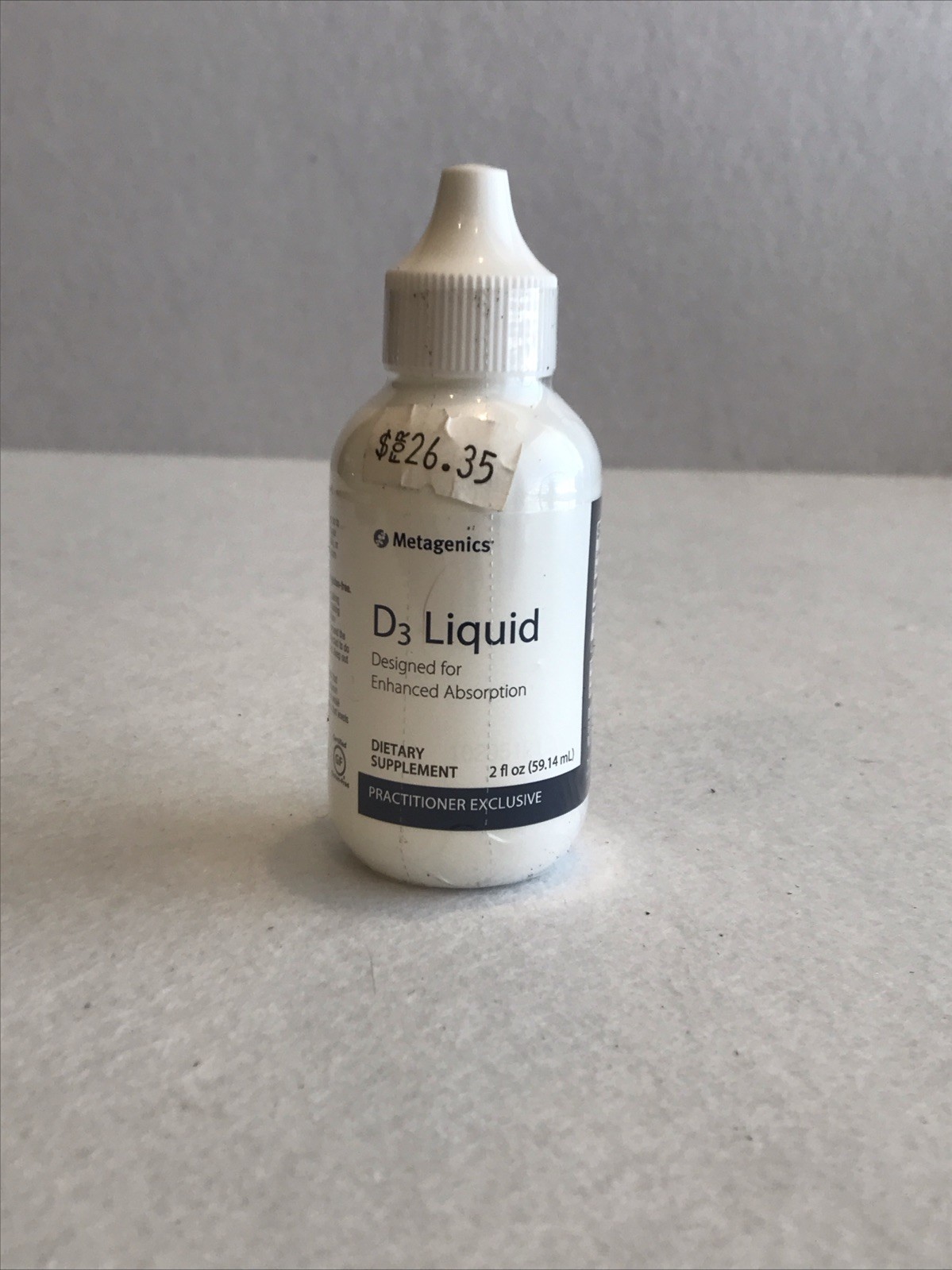 Metagenics Vitamin D3 Liquid Supplement – High Absorbency Easy to Swallow