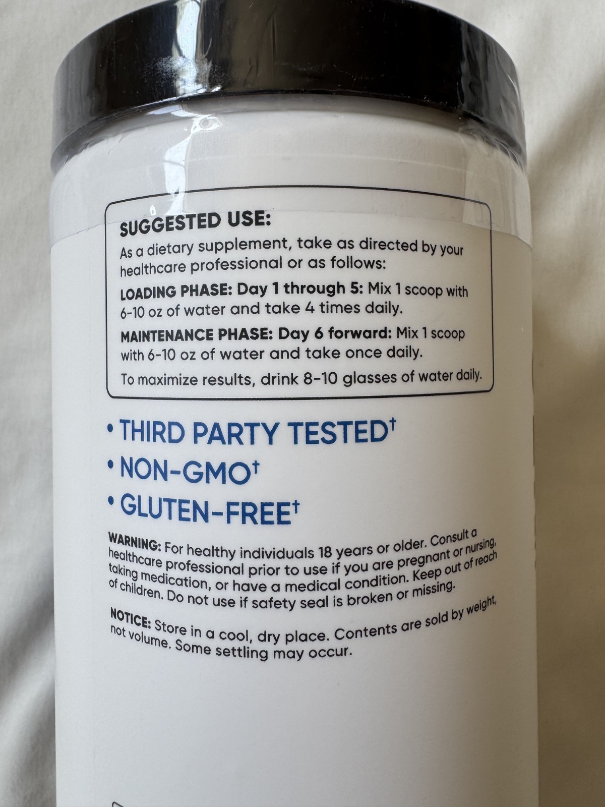 NWT Nutricost Performance Creatine Monohydrate Powder, 500 Grams, Unflavored