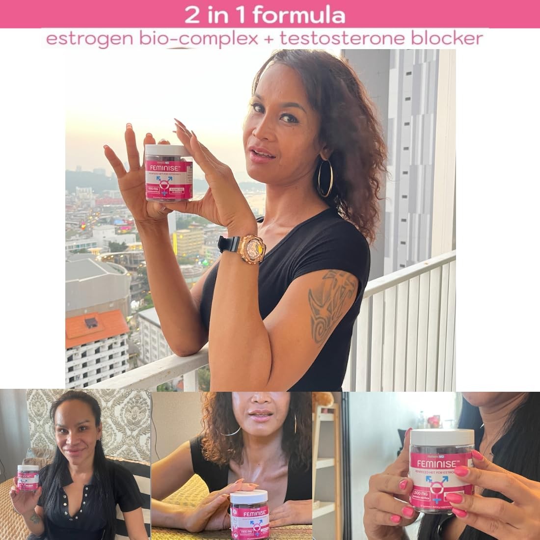 Holistic MD HRT Estrogen Supplement for Women Transgender MTF Hormones puerar…