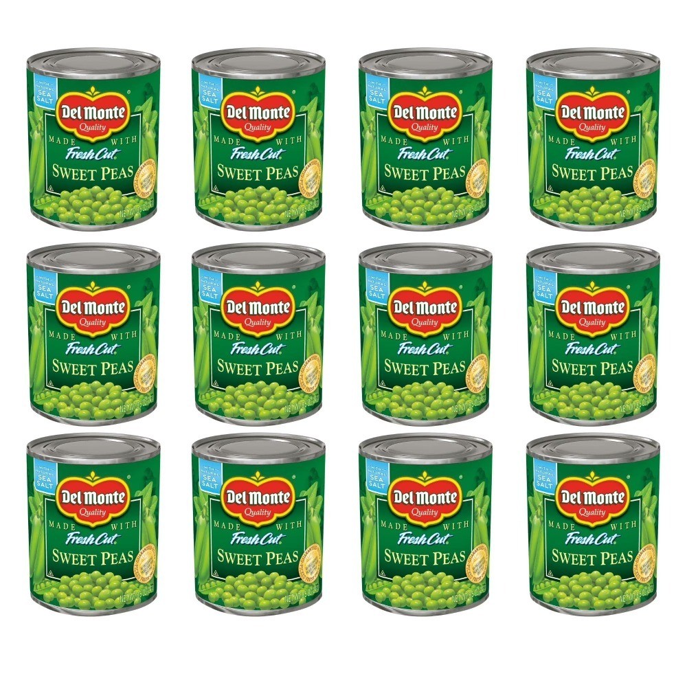 Sweet Peas Canned Vegetables 12 Pack 8.5 oz Cans