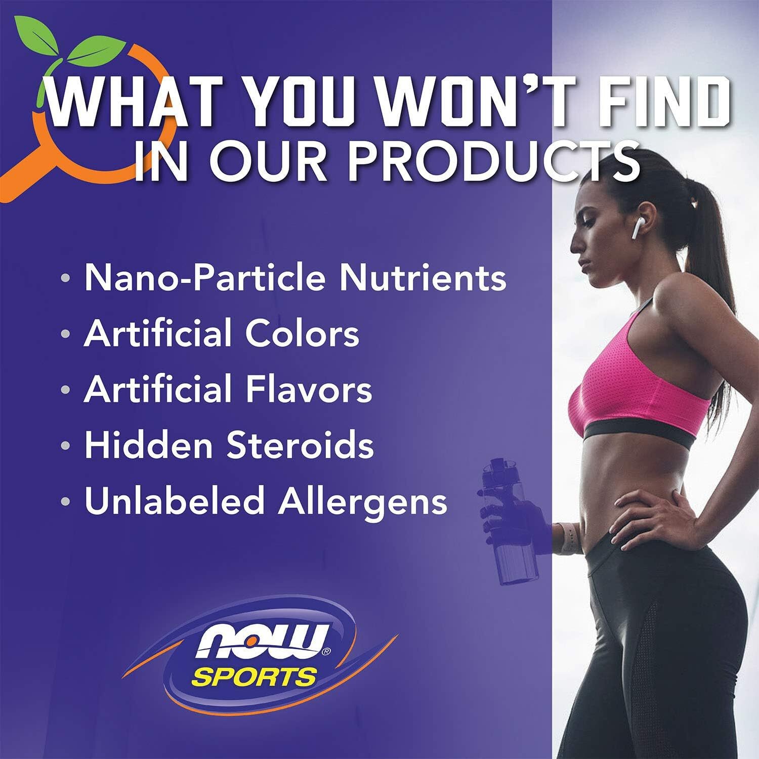 NOW sports, Beta-Alanine Pure Powder 2,000 mg – 500 Grams