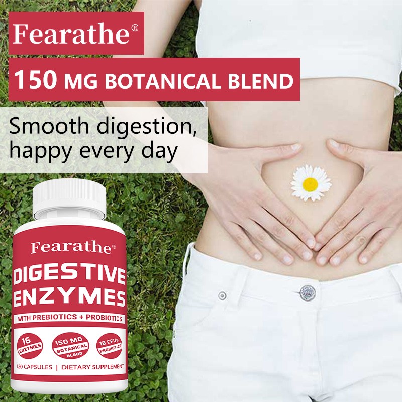 Gut Health Supplements Digestive Enzymes 120 Capsules Digestive System Health