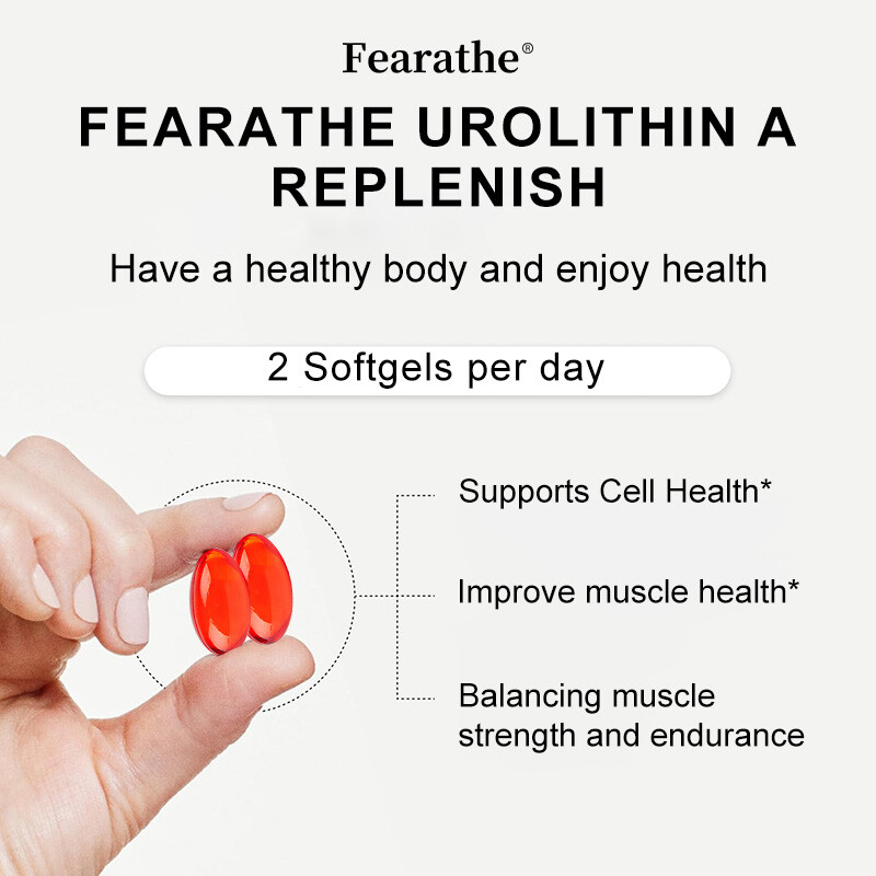 Fearathe Urolithin a Supplement 5000Mg – Cellular Energy, Muscle Strength