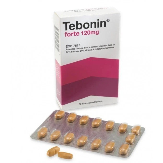 3x Tebonin Forte 120mg (30 Tablets Each) Ginkgo Biloba Extract – For Tinnitus