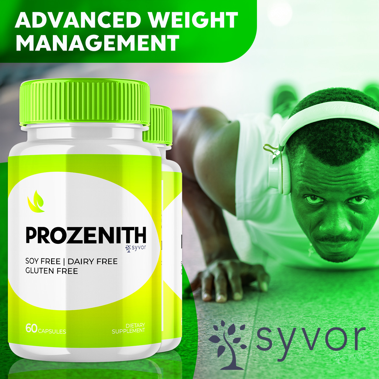 Prozenith Advanced Vitamin Formula Fitness Support Daily Wellness 180 Capsules