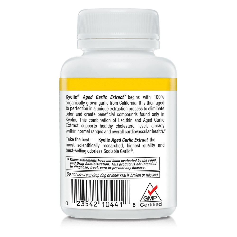 Kyolic Aged Garlic Extract Lecithin Cholesterol Formula 104 Capsule 300 Count
