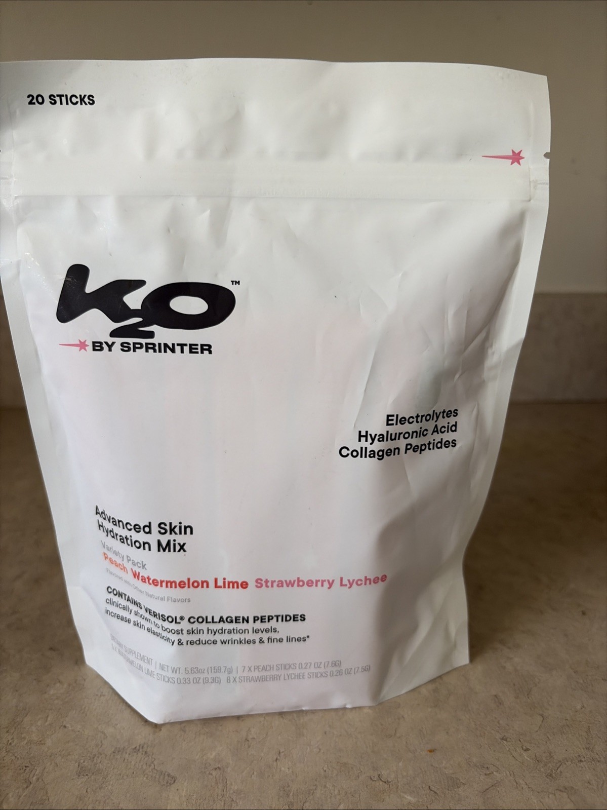 K20 By Sprinter Advanced Skin Hydration Mix, Kylie Jenner, Variety Pack