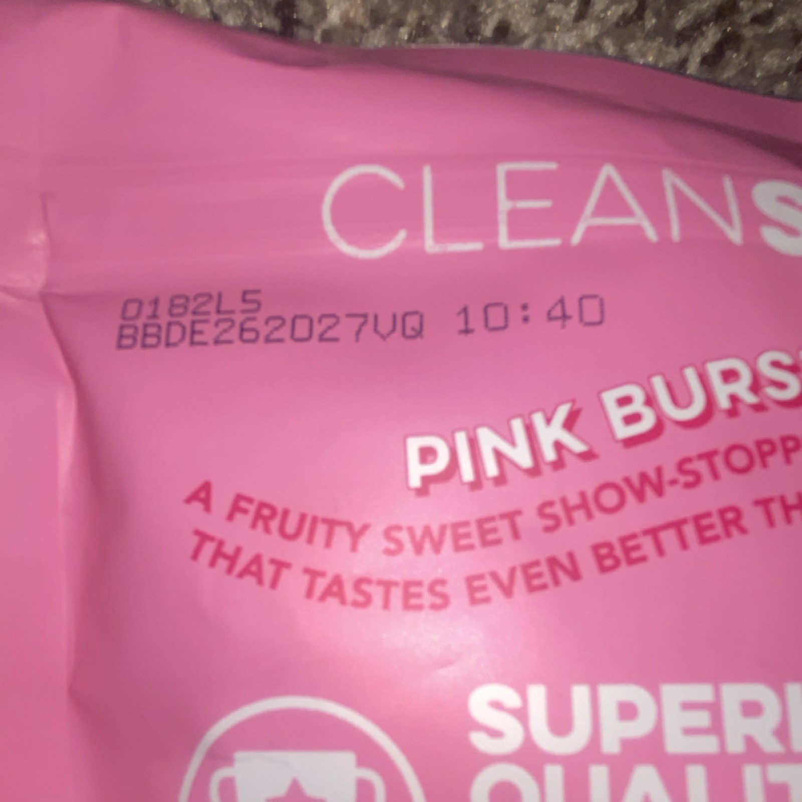 Clean Simple Eats Clear Whey Protein Isolate Pink Burst Grass Fed 20oz