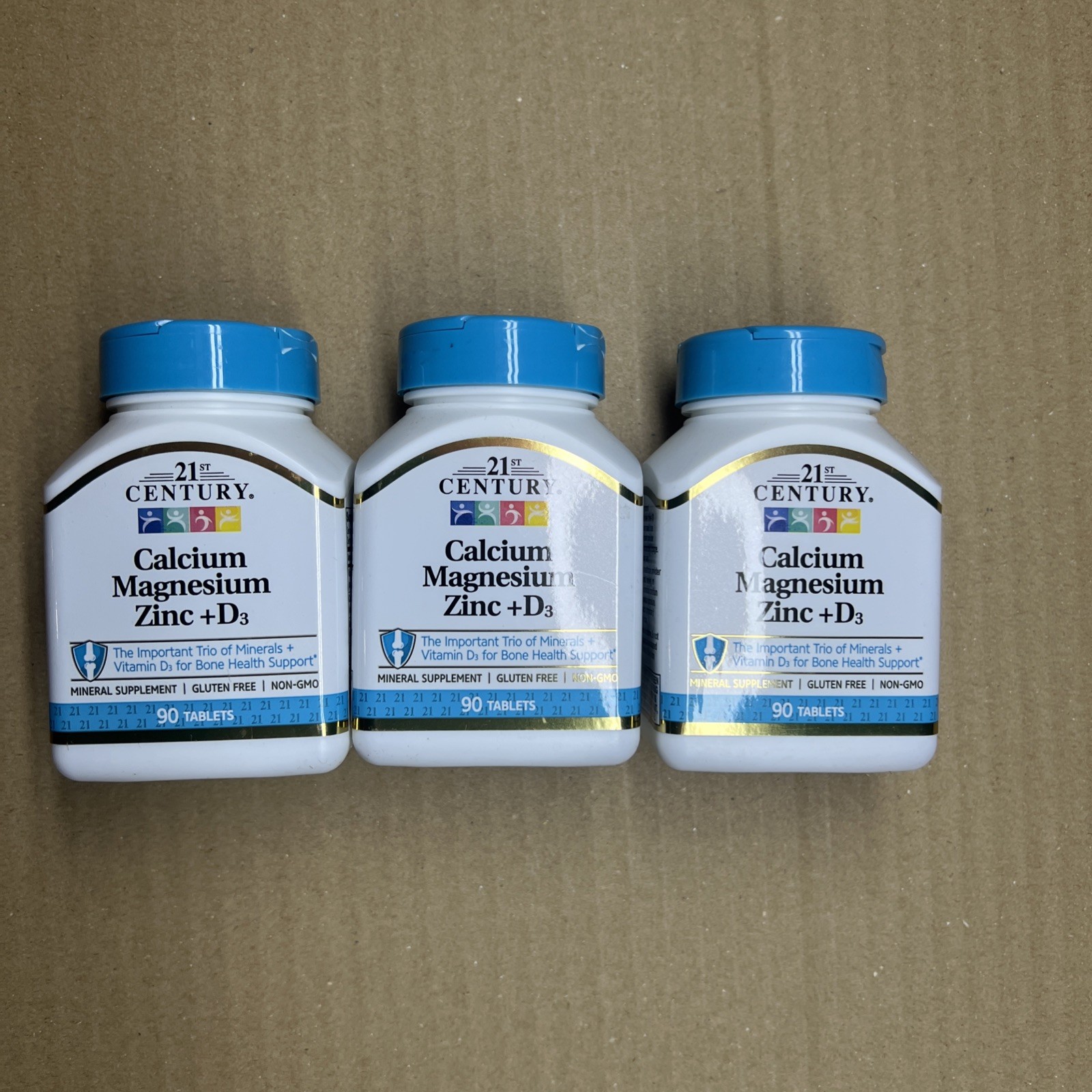 21st Century Calcium Magnesium Zinc + D3 90 Tabs Exp:09/2025