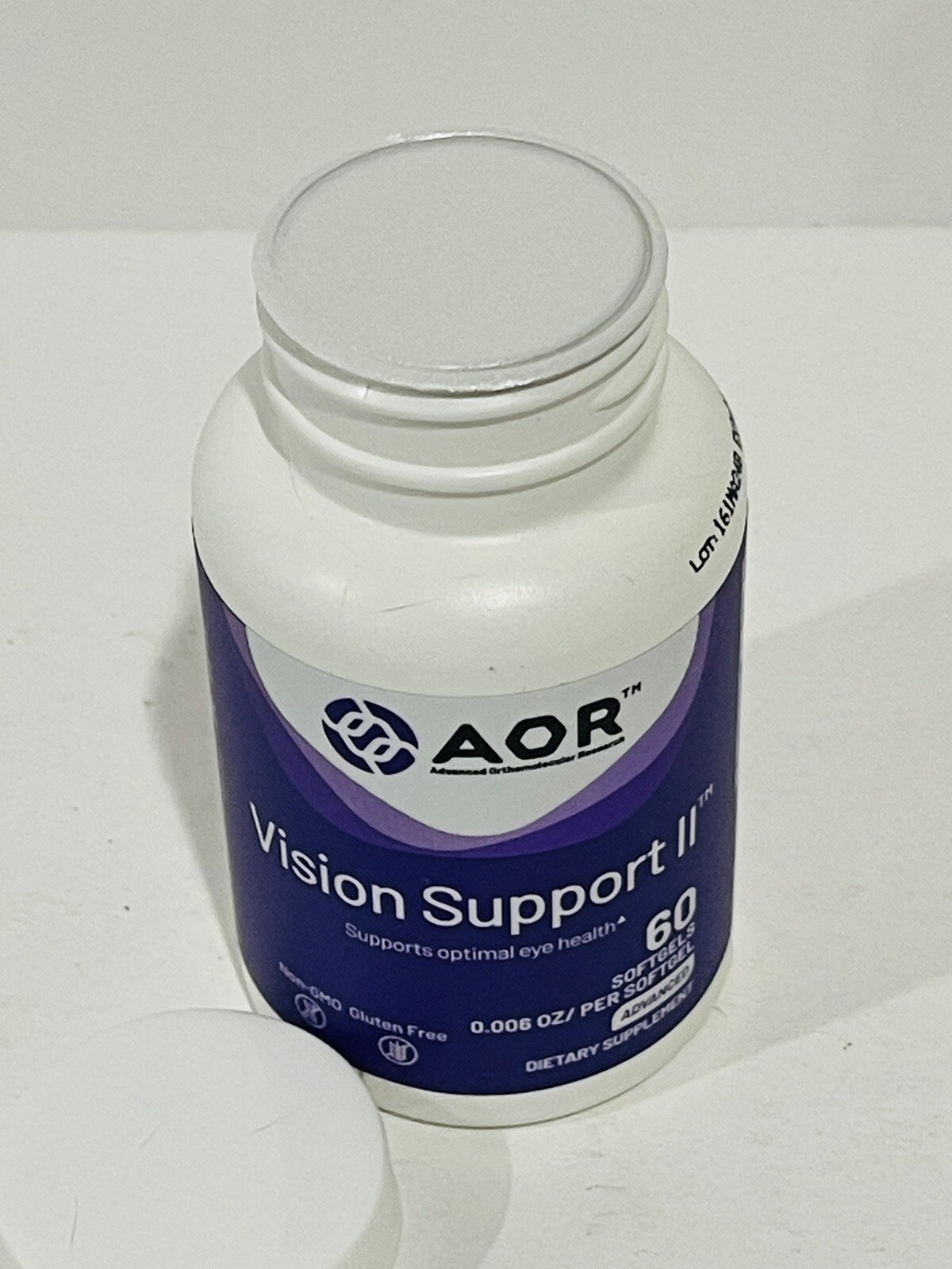 AOR, Vision Support II, Natural Supplement to Support Eye Health – Exp 04/2026