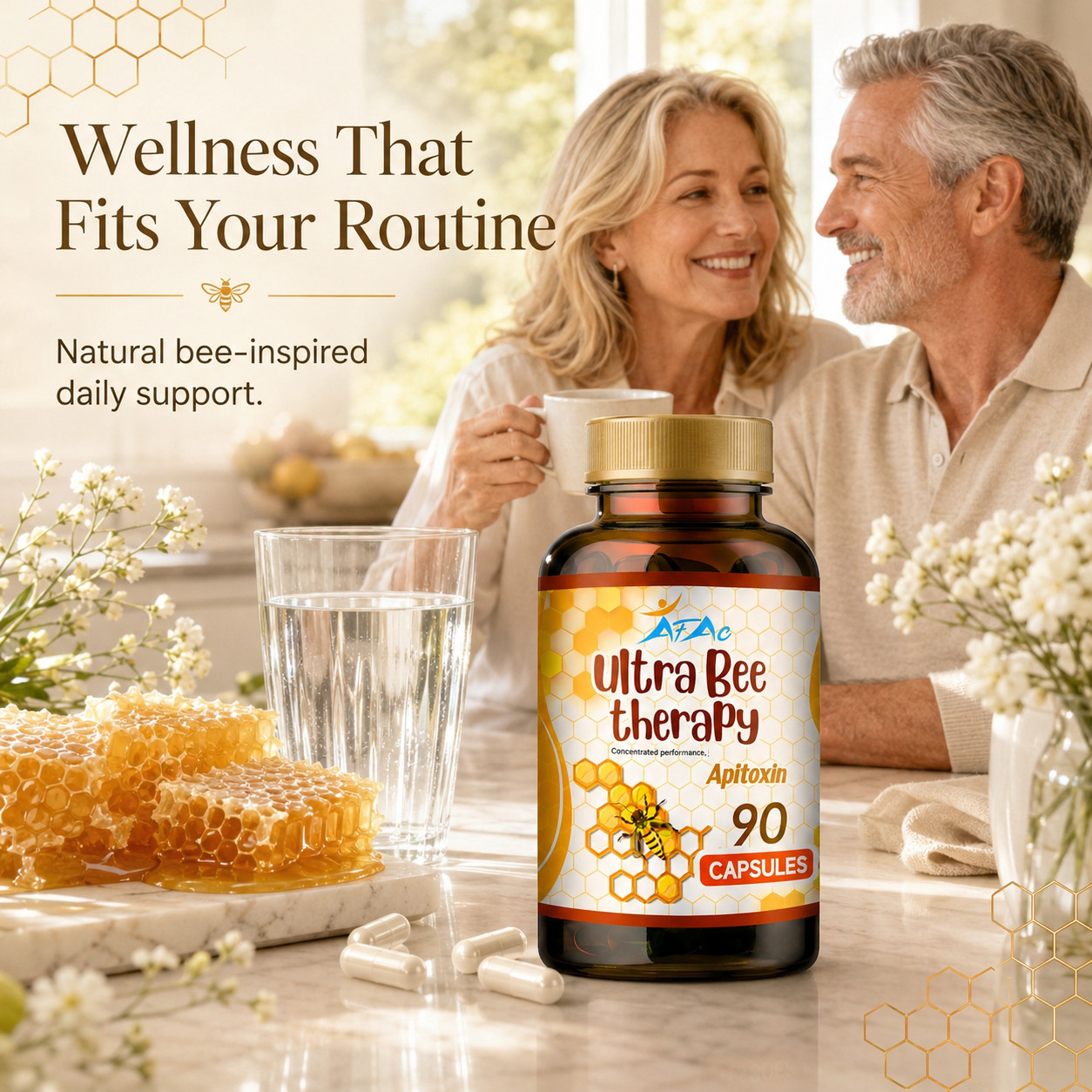 Natural Bee 2 BIOBEE inflamatory Arthritis support bee therapy Venom veneno 180
