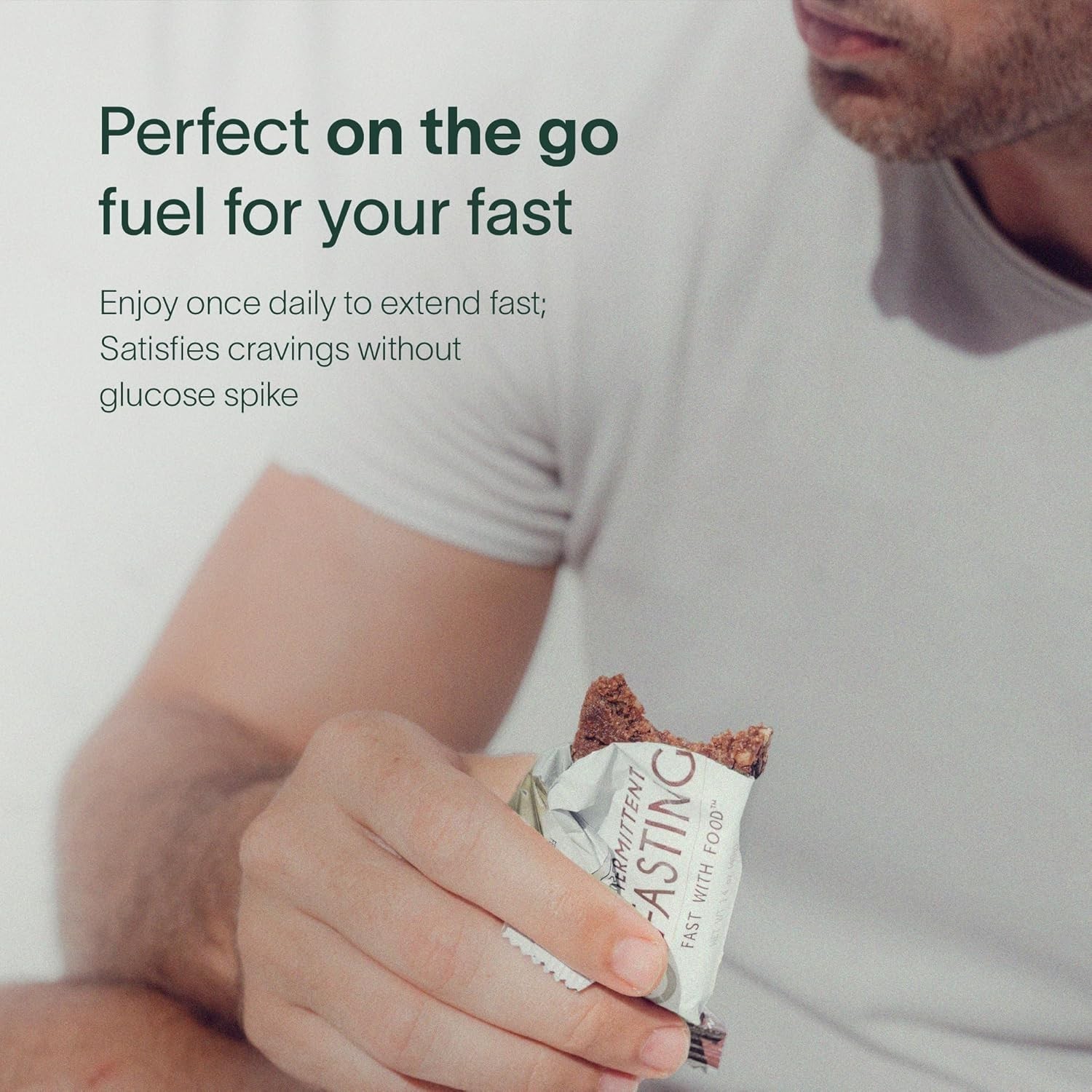 Fasting Bars | 5g Protein, 7g Fiber | Keto-Friendly, Gluten-Free, Dairy-Free,…