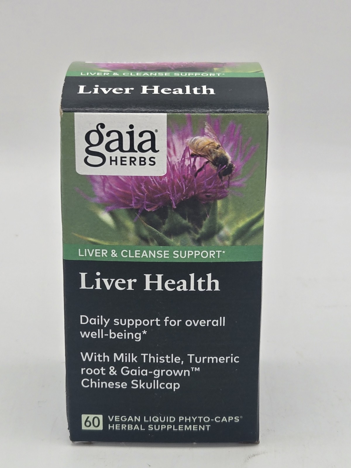 Gaia Herbs Liver Health – Supplement with Milk Thistle – 60 Vegan Capsules