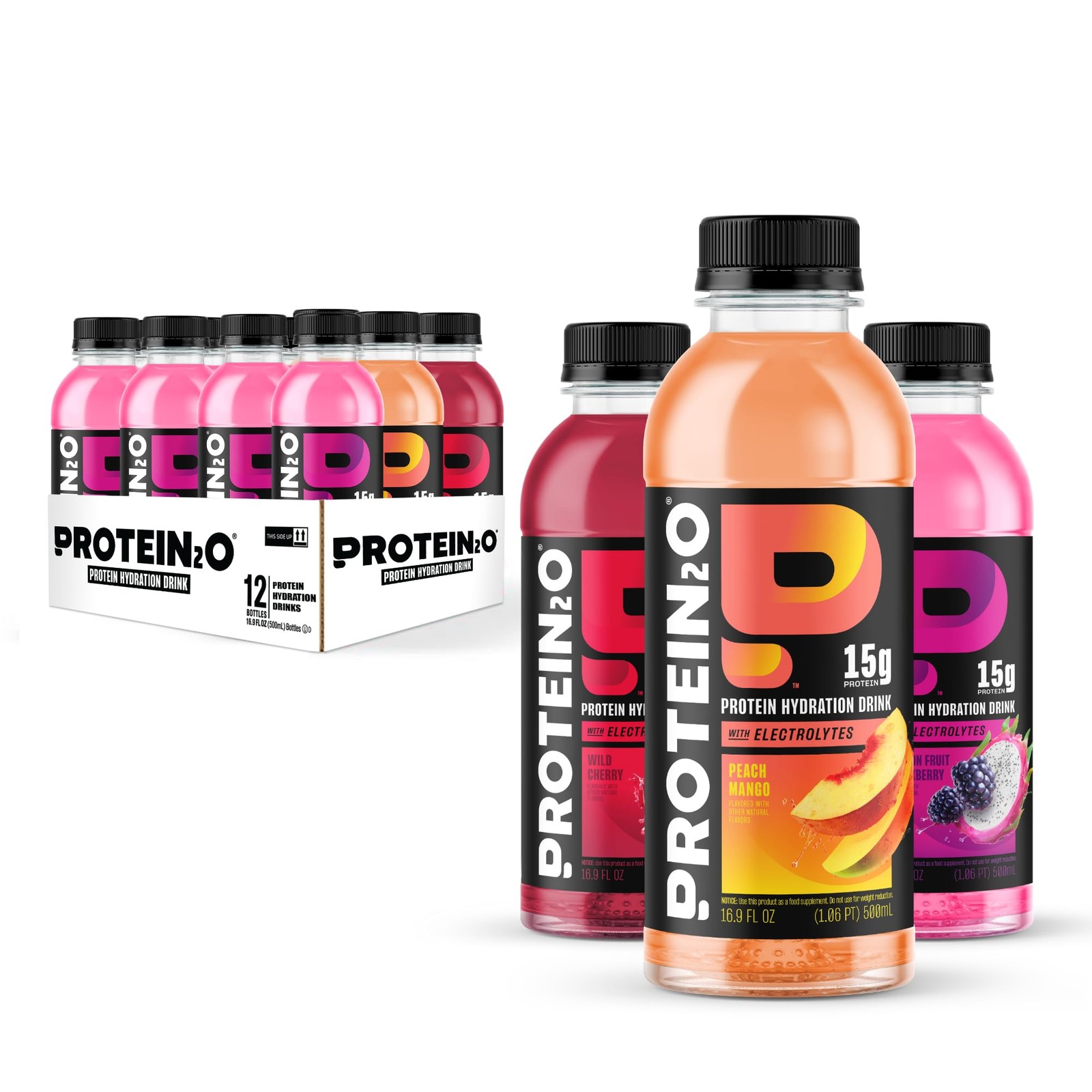 Protein2o 15G Whey Protein Isolate Hydration Drink, 350Mg Of Electroly