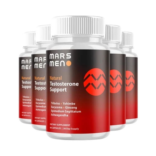 5-Pack Mars Men Capsules – MarsMen Designed for Men Health Capsules – 300 Capsul