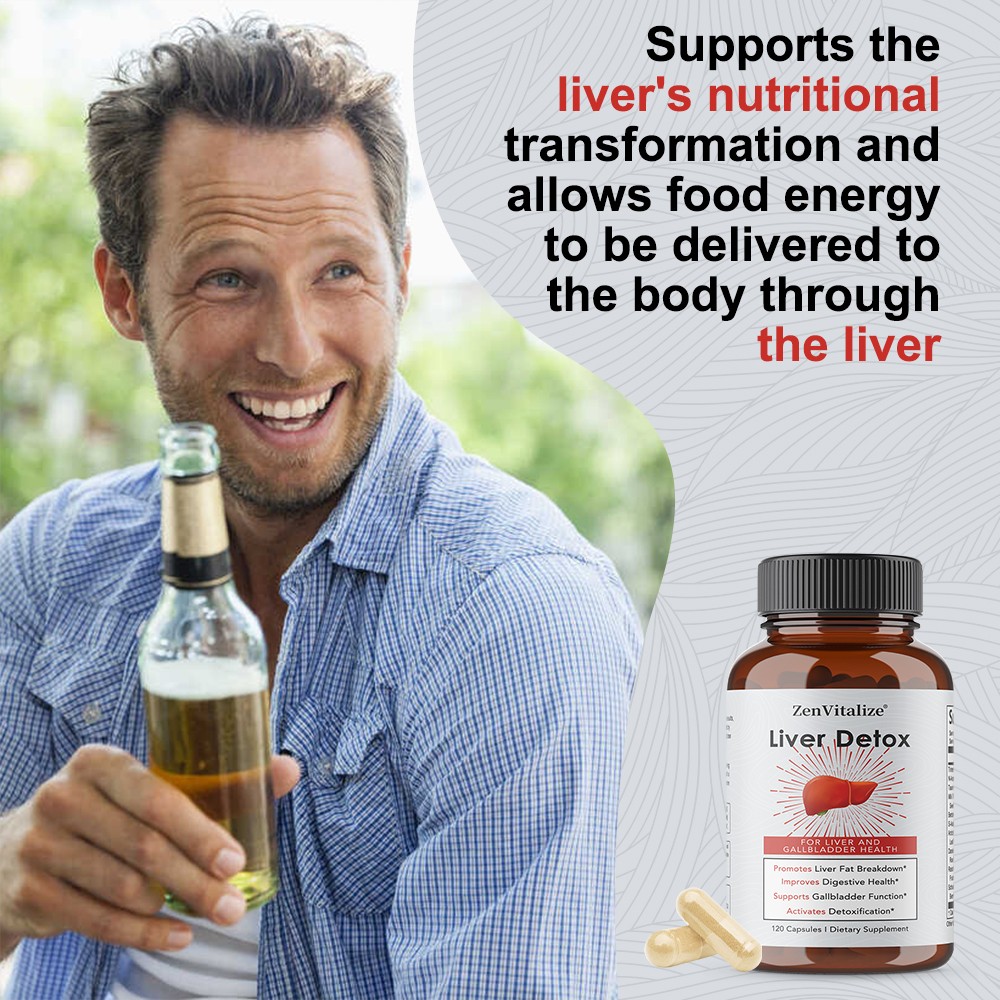 Liver Detox Supplements Improves Digestive Health Enhance Energy 120 Pills US