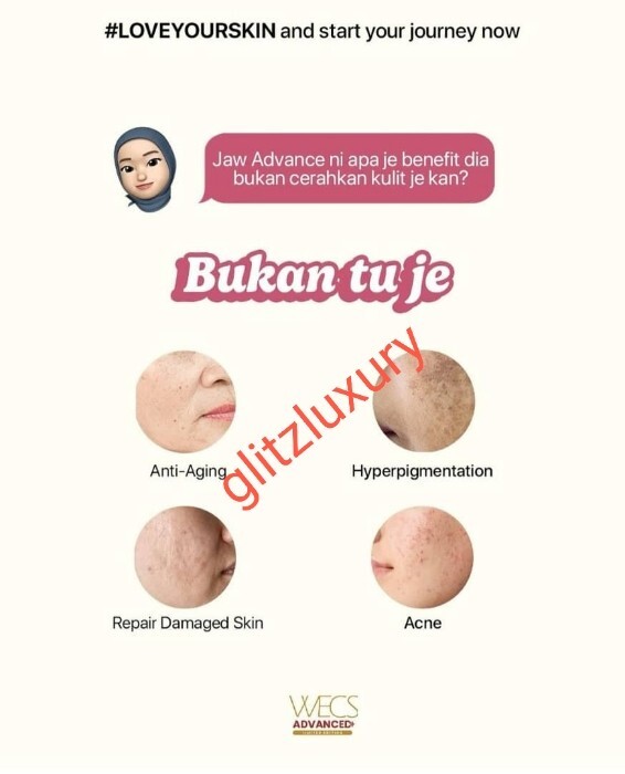 NEW JAW WHITE Advance+👌.white egg crystal skin with collagen, 30/bottle