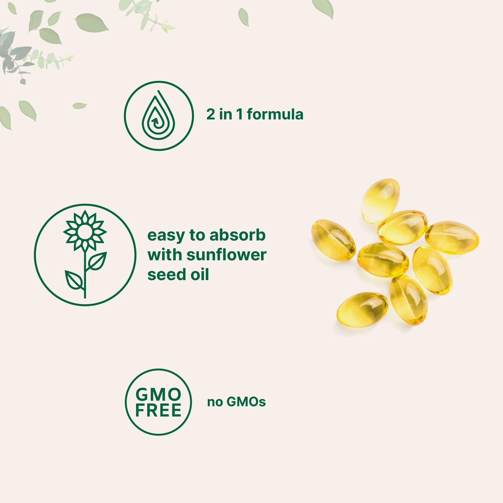 Micro Ingredients Vitamin D3 5000 IU with K2 100 K2 300 Soft-Gels | mcg MK-7 …