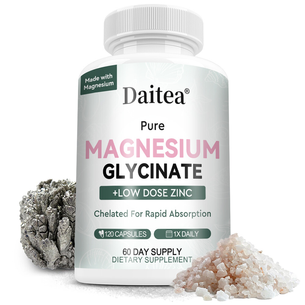 Organics Ocean Pure Glycinate Magnesium Zinc Sleep Aid Capsules – 120 capsules