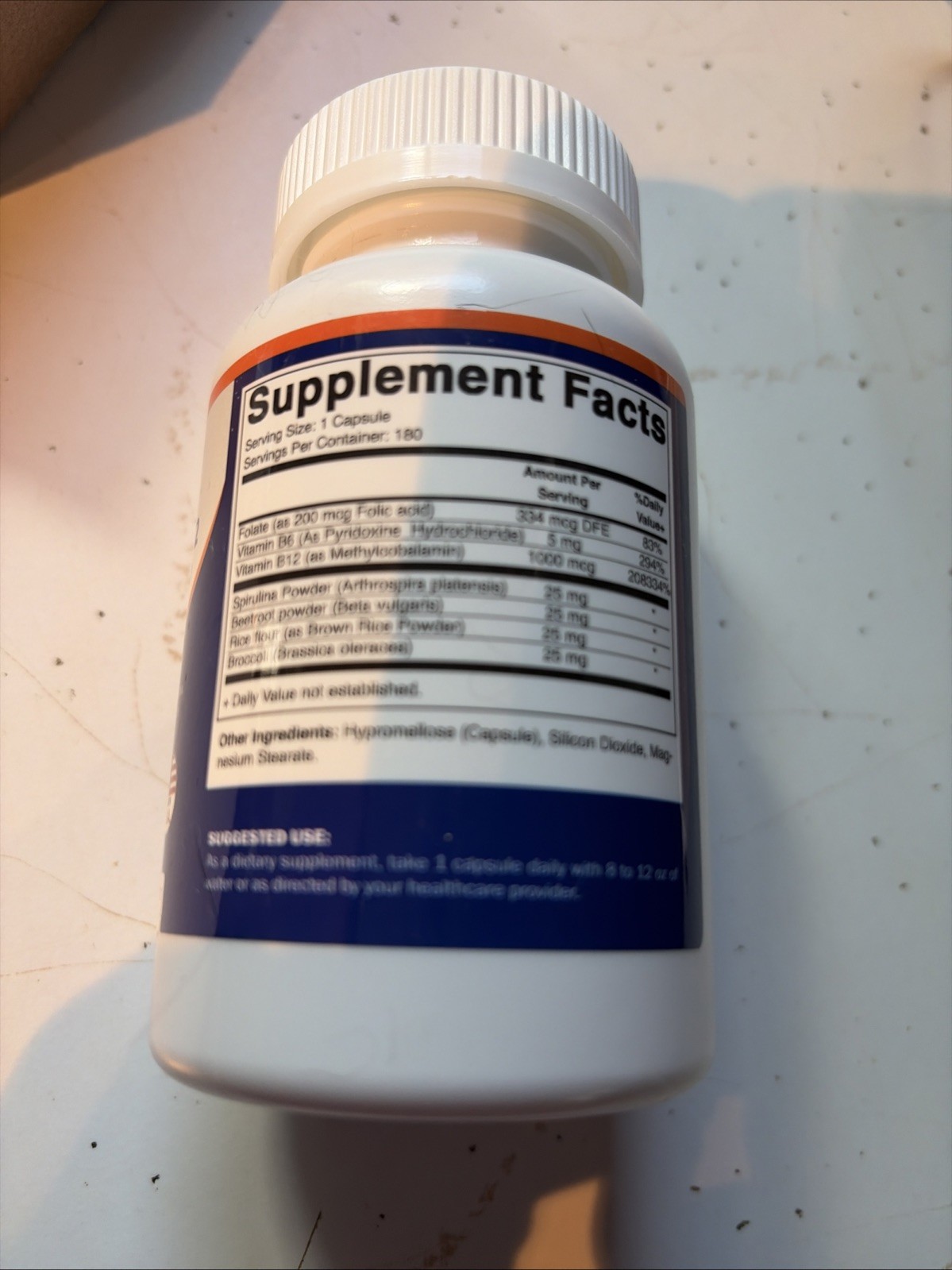 Vitamatic Vegan B12 1000 mcg – Methyl B12 with Folic Acid, Vitamin B6 – 180 Caps