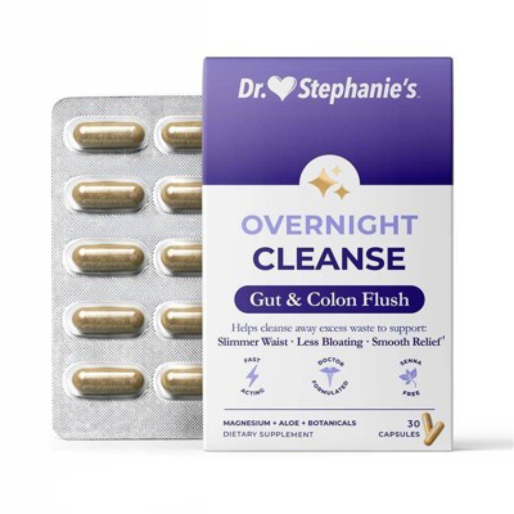 Dr. Stephanies Stimulant Free, Gentle Overnight Cleanse – 30ct