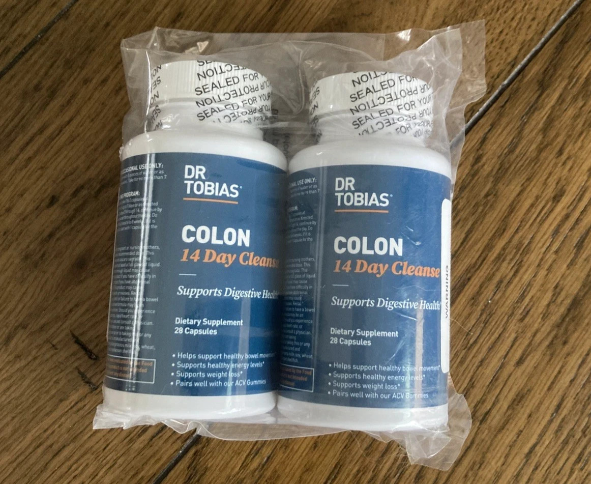 Dr. Tobias Colon 14 Day Cleanse, Advanced Gut Cleanse Detox w/ Cascara Sagrada