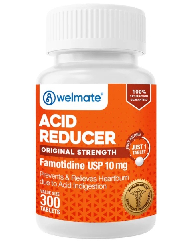 Famotidine 10 mg Acid Reducer| Heartburn-300count Exp-2028 International Ship