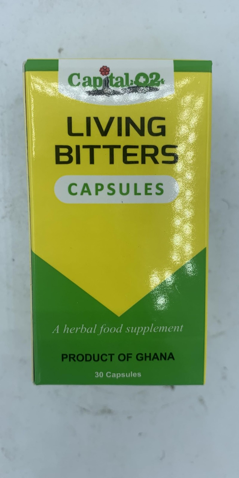 Capital O2 Living Bitters Capsules Made in Ghana (30 Capsules)