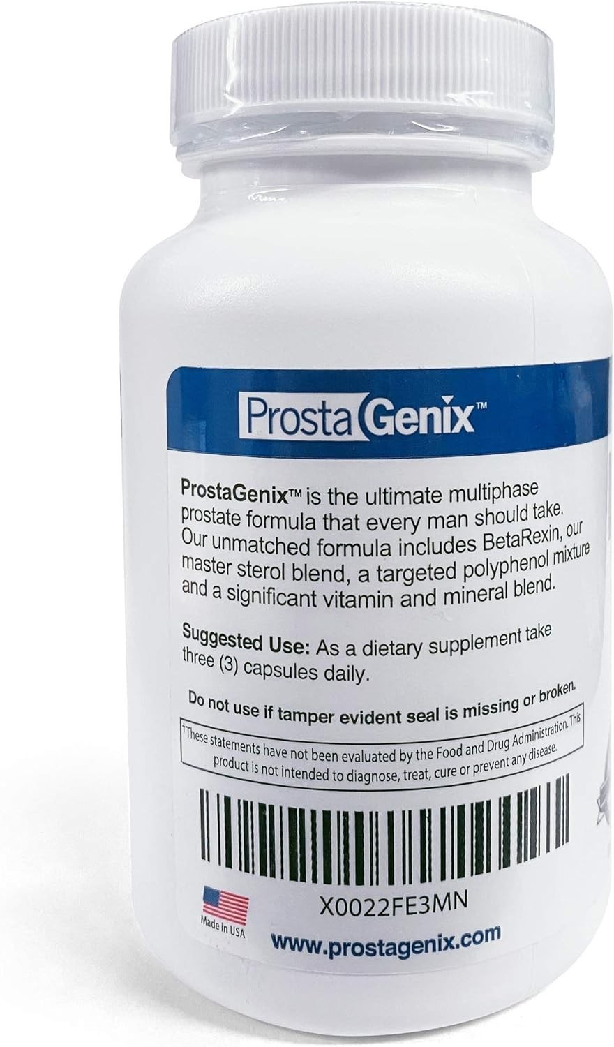 Prostate Support Capsule Natural Beta-sitosterol Gluten-Free Urinary Relief