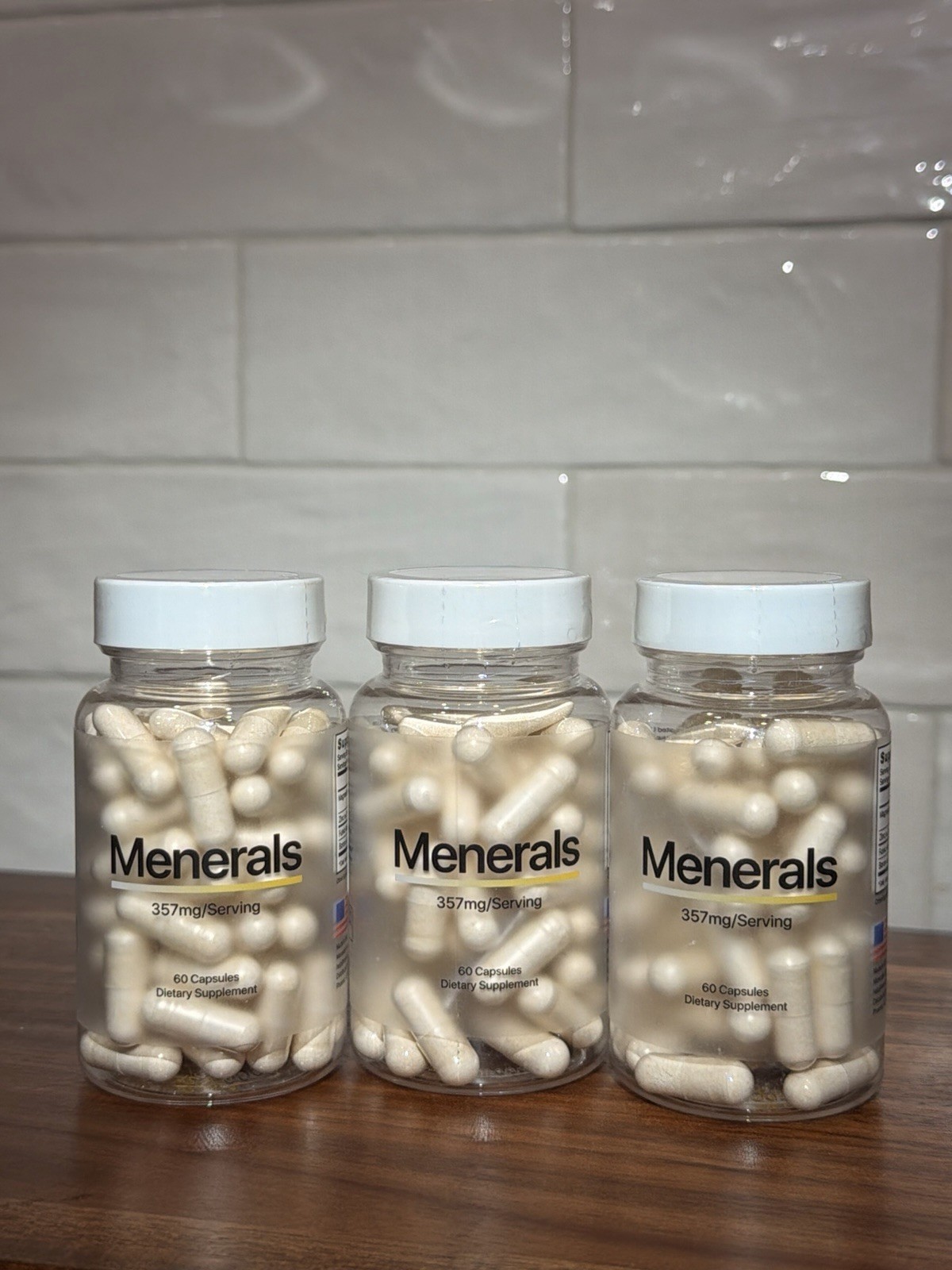 3X Menerals Men’s Multivitamin & Trace Minerals, 60 Capsules BB 12/2027