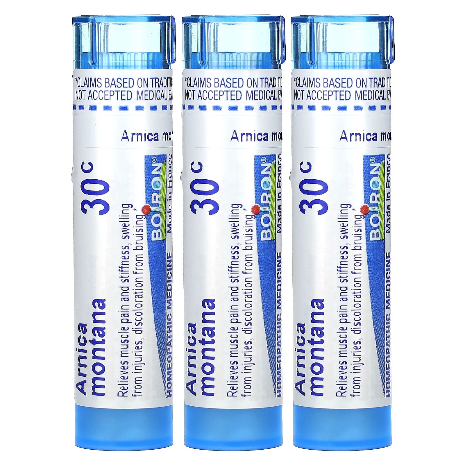 Arnica Montana, 30C, 3 Tubes, Approx. 80 Pellets Each