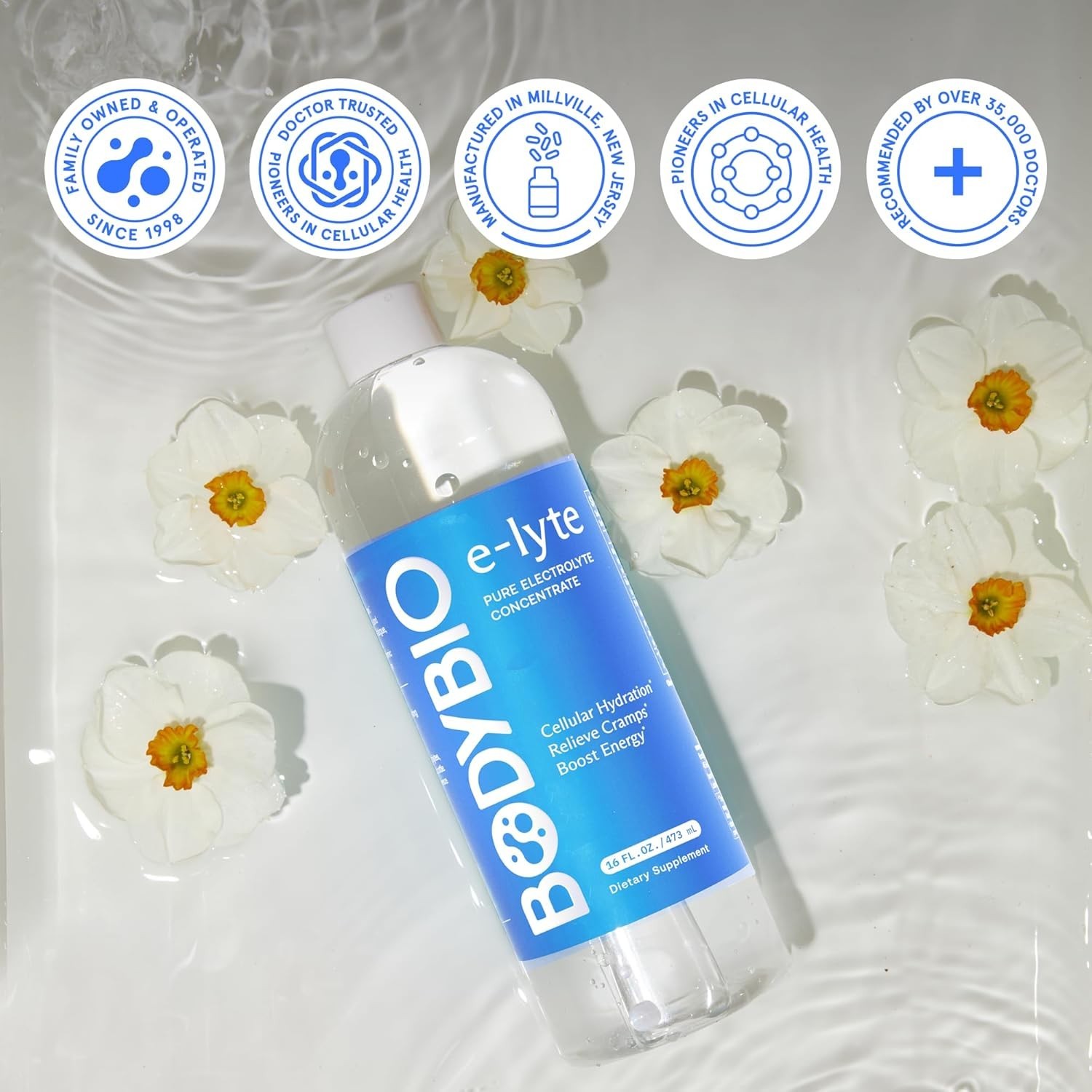Sugar-Free e-Lyte Electrolyte Concentrate: Enhance Hydration & Energy – 4 FL OZ