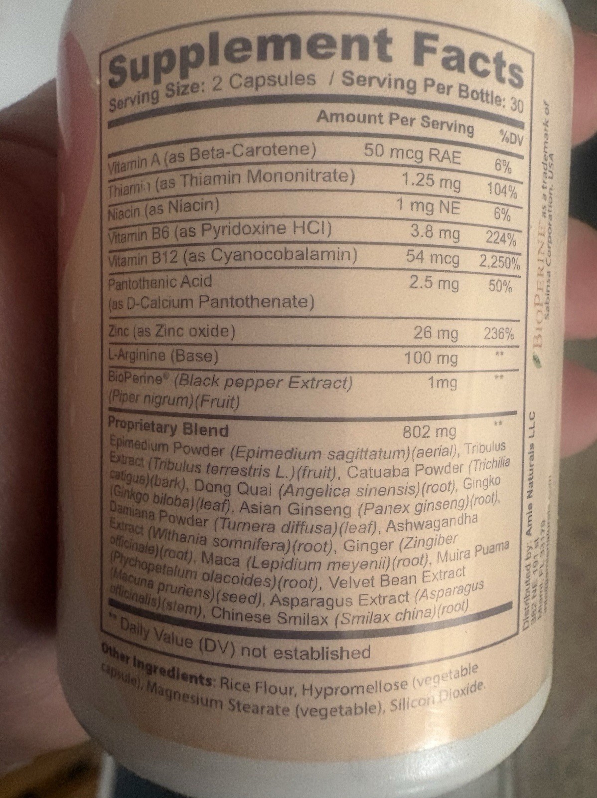 Ember Sexual Health Dietary Supplement Capsules, 60 Count (2-Capsule Dose)